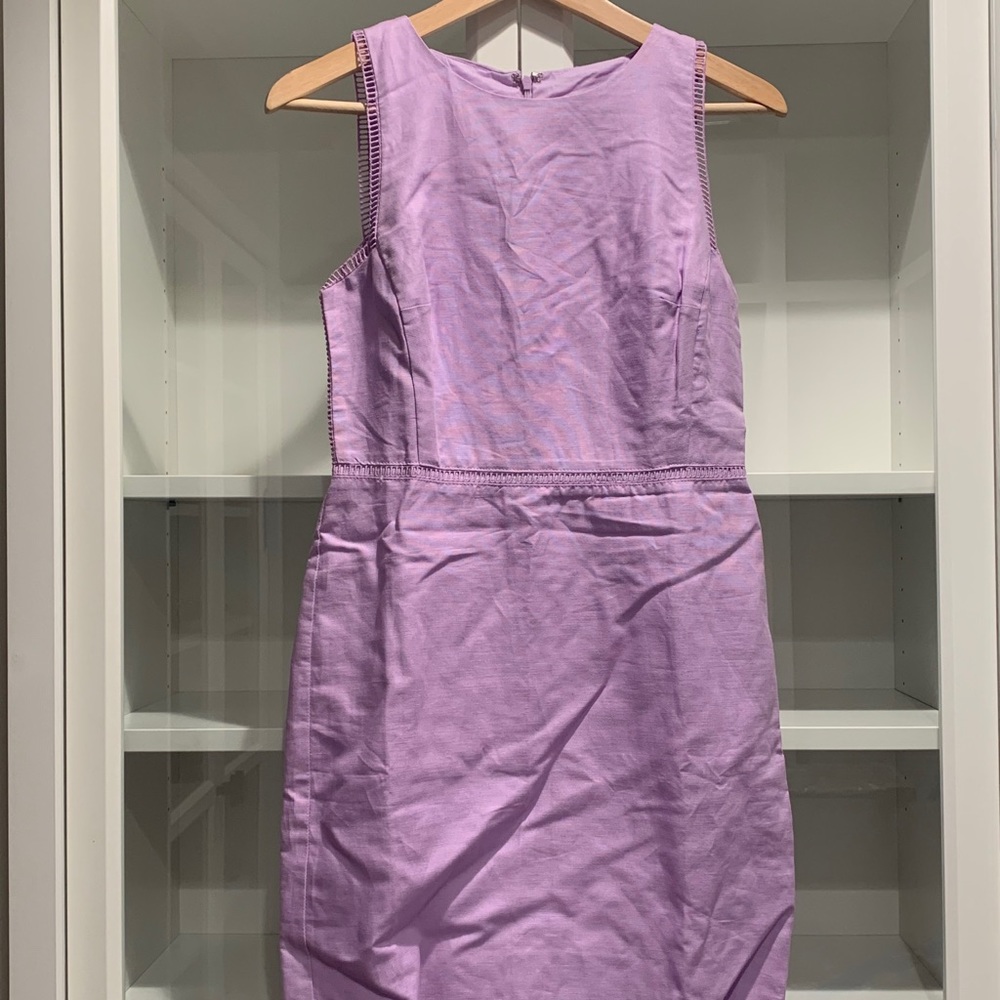 NWT Square Eyelet Trim Sheath Dress size 0